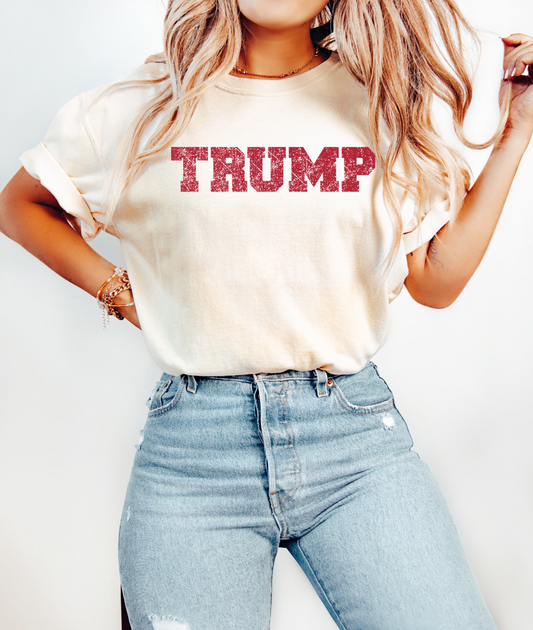 TRUMP DISTRESSED - TEE