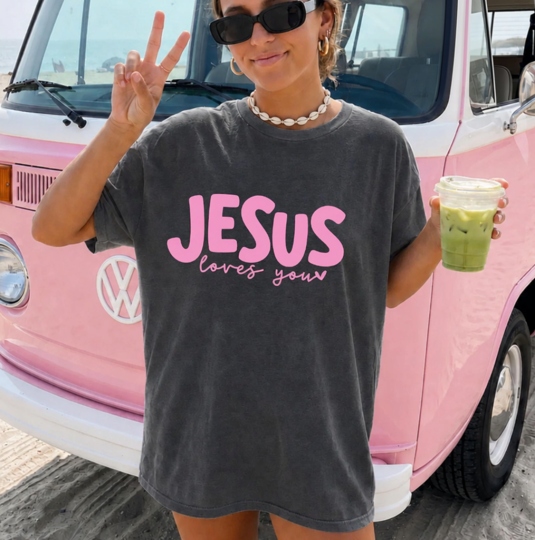 Jesus Loves You Pepper Tee