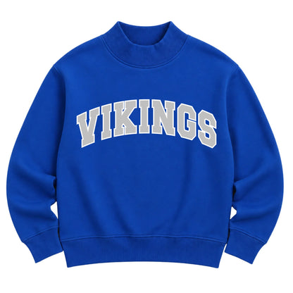 PREORDER: TPC Exclusive | Vikings Mockneck Sweatshirt Royal / Silver