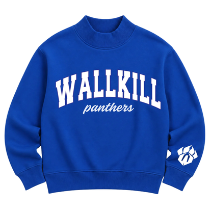 PREORDER: TPC Exclusive | Wallkill Panthers Mockneck Sweatshirt Royal / White