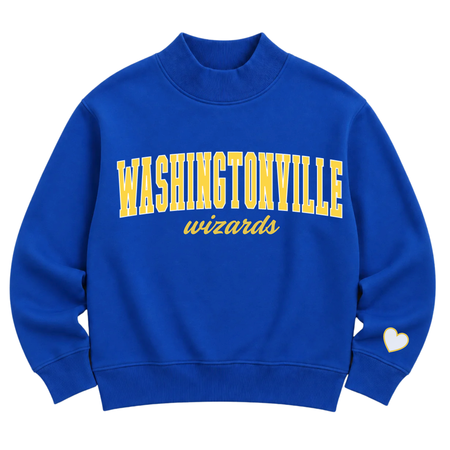 PREORDER: TPC Exclusive | Washingtonville Wizards Panthers Mockneck Sweatshirt Royal / Yellow