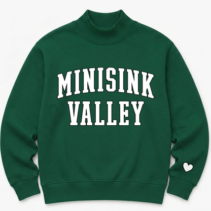 PREORDER: TPC Exclusive | Minisink Valley Mockneck Sweatshirt Green/White