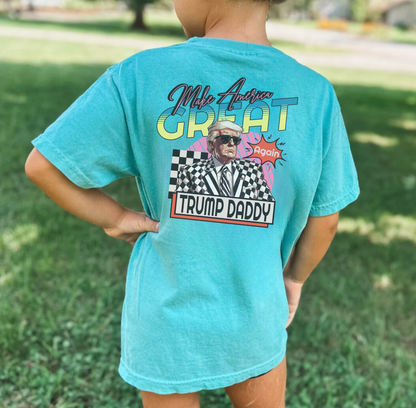 RETRO TRUMP DADDY (FRONT/BACK DESIGN) - YOUTH TEE